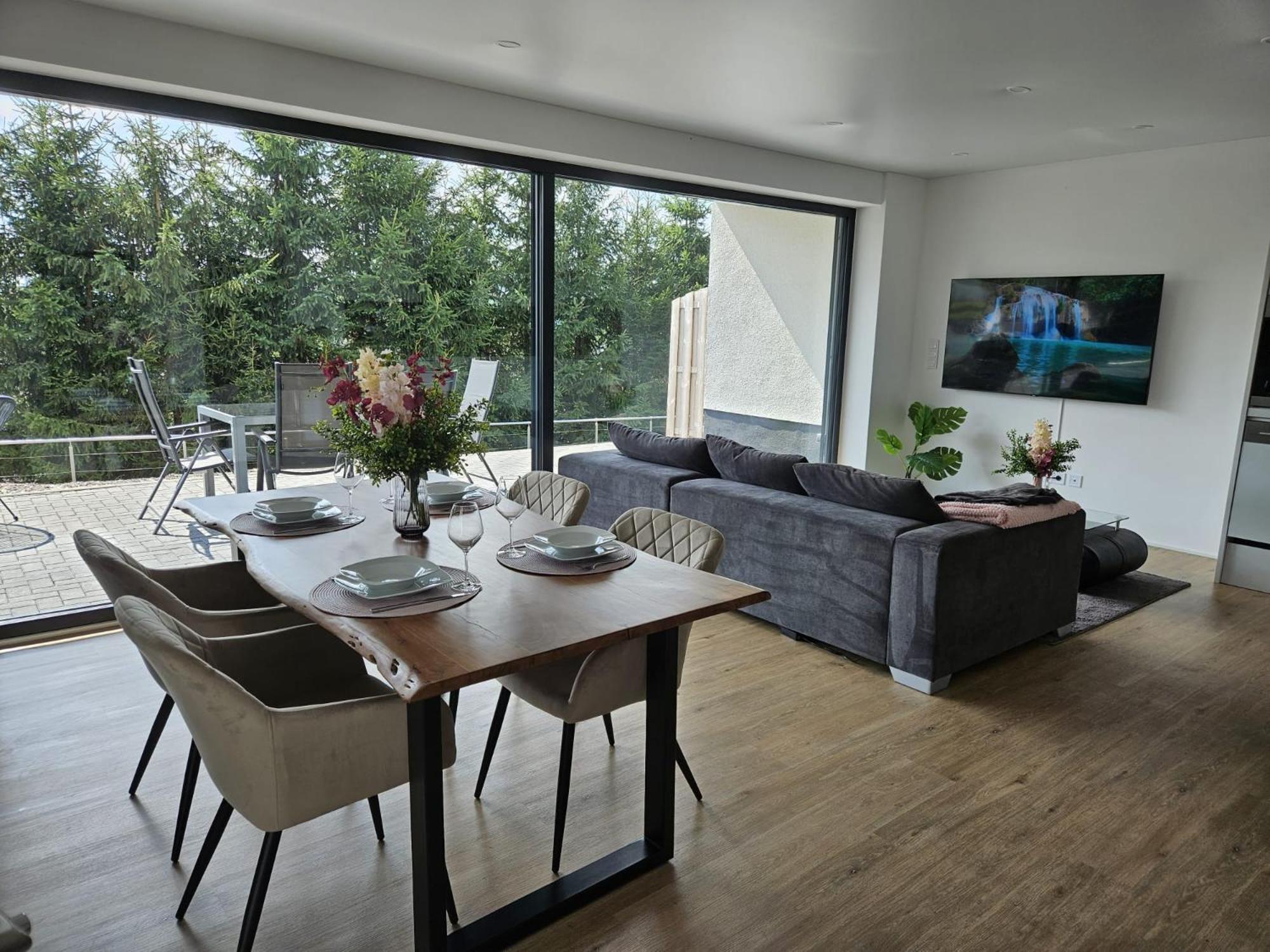 Stilvolle Wohnung Mit Blick Und Selbst-Check-In Bad Berleburg Exterior foto